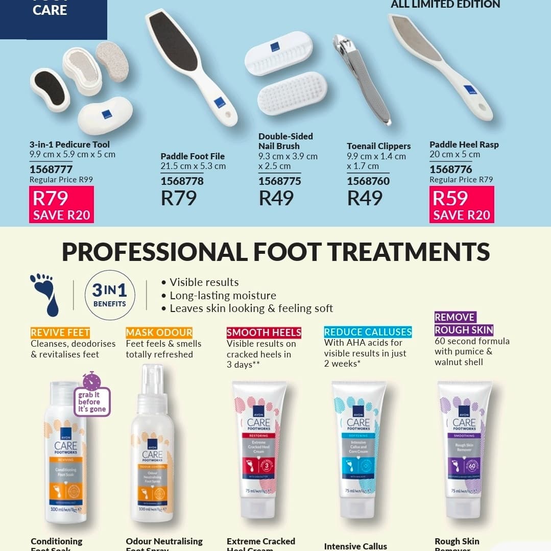 Avon foot care