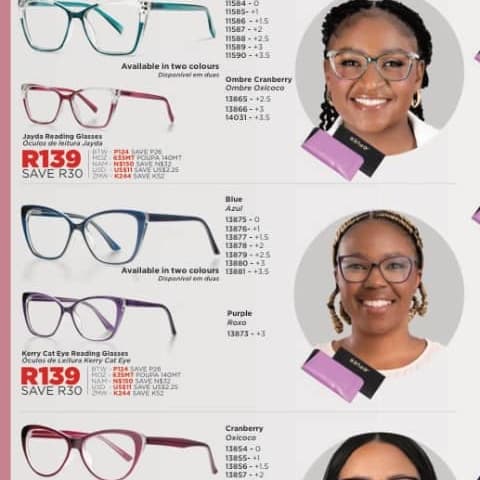 Reading glasses