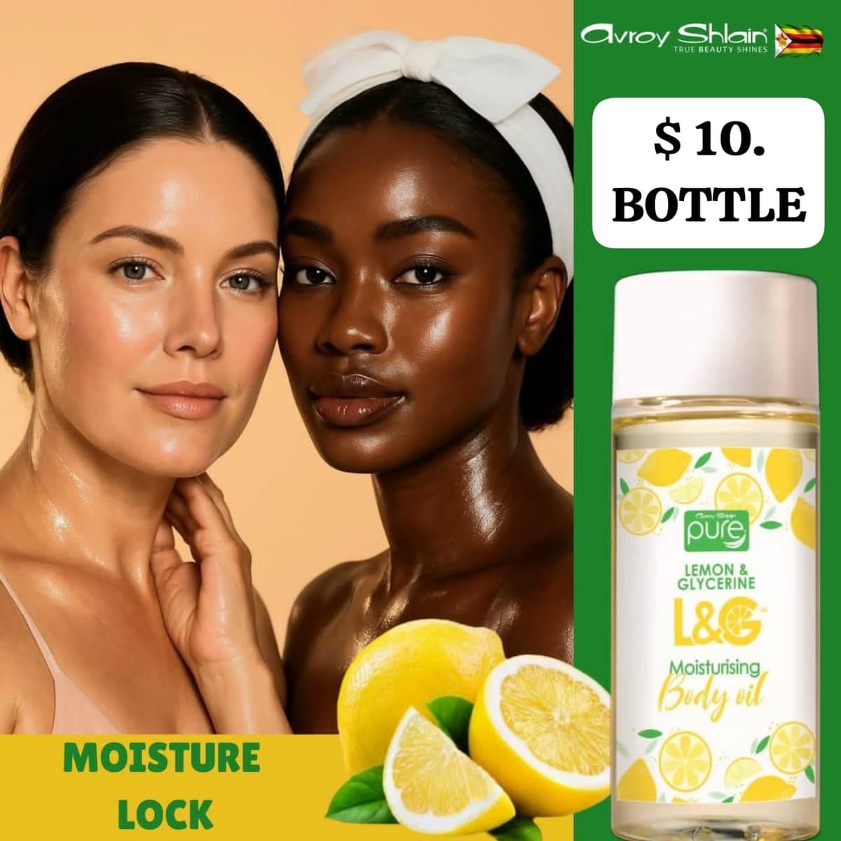 Body lotion and oil