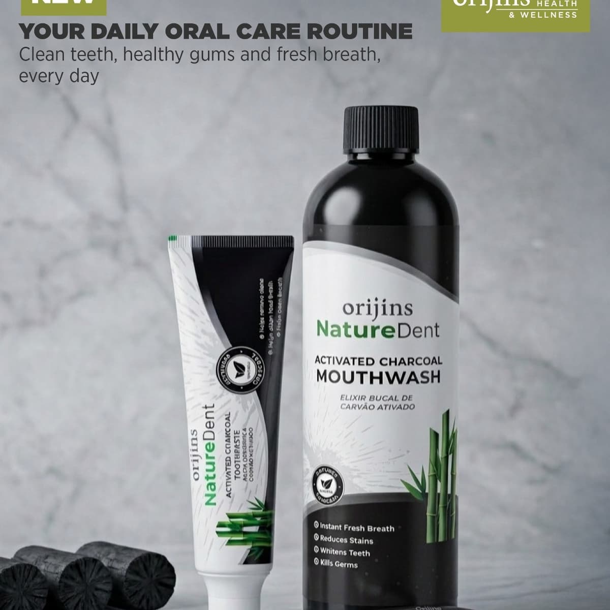 Charcoal toothpaste
