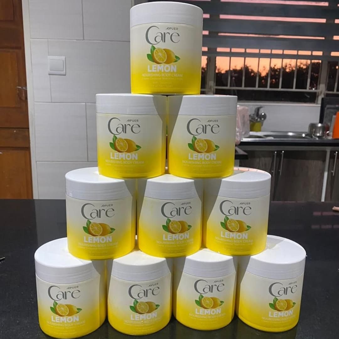 Lemon body lotion